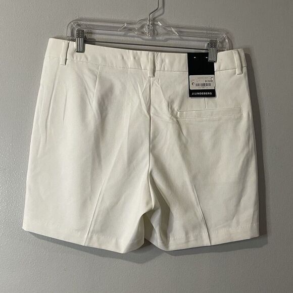 J. LINDEBERG Gwen Golf Shorts Size 32 White NEW Active Performance Casual Sporty - Picture 7 of 12